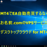 お名前.com デスクトップクラウド for MT4